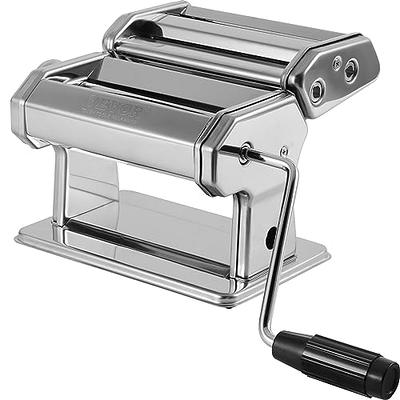 VEVOR Pasta Maker Machine, 9 Adjustable Thickness Settings Noodles Maker,  150 Stainless Steel Noodle Rollers and Cutter, Manual Hand Press, Pasta  Making Kitchen Tool Kit, Perfect for Spaghetti Lasagna - Yahoo Shopping