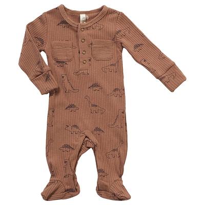 Baby Boy (3-9M) Peyton & Scout Dino Pals Knit Sleep N Play - Yahoo Shopping