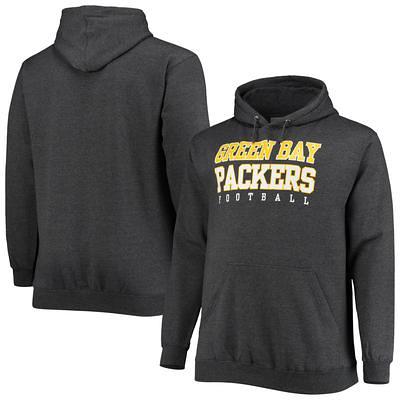 Men's Branded Heather Charcoal Green Bay Packers Big and Tall Camo Pullover  Hoodie