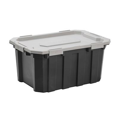 Iris 4pk 50qt Plastic Storage Totes With Wing Lid : Target