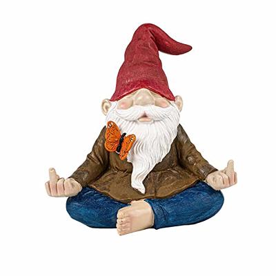 MINICAR Middle Finger Lady Gnomes Statues Outdoor Decor, Funny Witch Yard  Lawn Patio Decorations, Housewarming Valentine's Day Inappropriate Garden