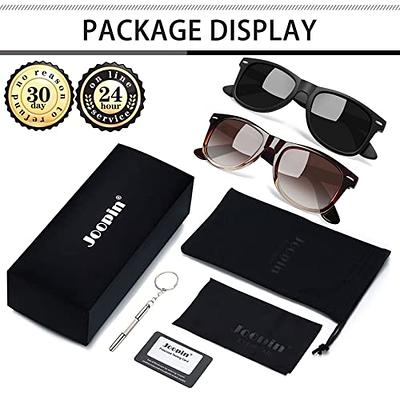 Joopin Square Sunglasses, Black Shades for Women Men & Gradient Brown Sun  Glasses Polarized UV Protection, Fashion Shady Rays Sunnies - Yahoo Shopping