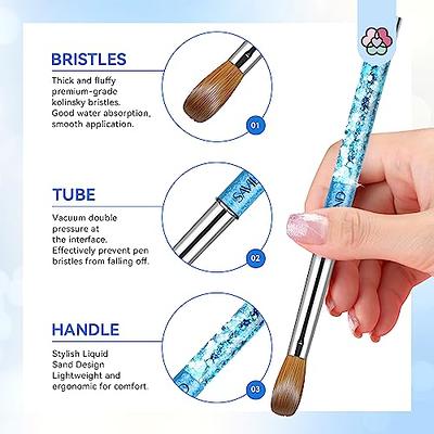 Saviland Acrylic Nail Brush Size 10 - Nail Brushes for Acrylic Application  with Acrylic Powder and Liquid Nail Supplies Acrylic Brushes for Nails  Extension & Carving Home DIY Salon Use - Yahoo Shopping