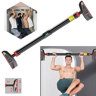 Pull Up Bar: Strength Training Chin up Bar Without Screws - Adjustable  Width Locking Mechanism Pull-up Bar for Doorway - Max Load 440lbs for Home  Gym