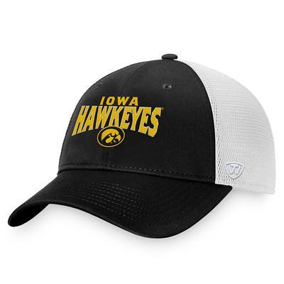 Men's Nike Black Iowa Hawkeyes Heritage 86 Logo Performance Adjustable Hat