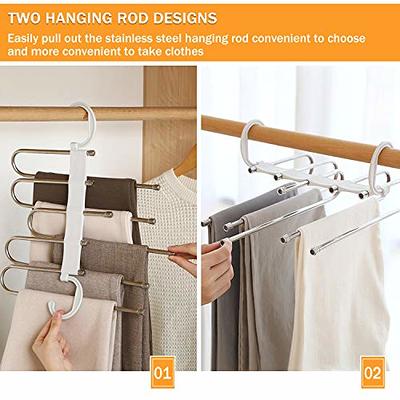  Koobay Shorts Hangers 20 Pack Jeans Hangers for Closet