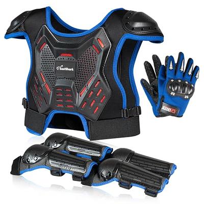 WOSAWE Kids Youth Motocross Cycling Knee Elbow Pads Armor Guards Protective  Gear