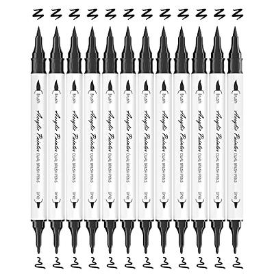 White/black Marker Pen Simple Waterproof Easy To Use - Temu