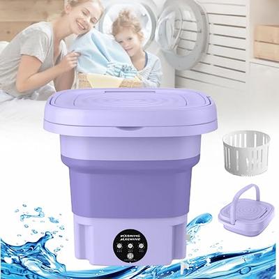 Mini Washing Machine Foldable, Large Capacity Dormitory Washing Machine  with 3 Levels Timing for kids, Portable Washer Machine with Detachable  Drain Basket, Mini Laundry Machine for Clothes, Socks - Yahoo Shopping