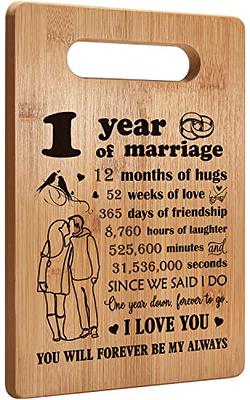  1 Year Anniversary Unique Gift for Couples