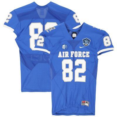 Fanatics Authentic Air Force Falcons Team-Issued #30 White Jersey with Atlantic Hockey 20th Anniversary Patch from The Program