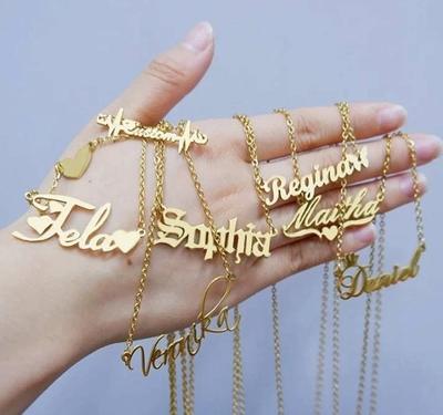 Letter U Pendant Exquisite Bracelet Personalized Initial Bracelet Gold  Plated Stainless Steel