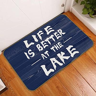 Coco Coir Door Mat, Flag Patriotic Outdoor Decor (17 x 30 In