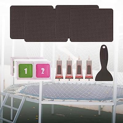 Trampoline Patch Repair Kit Rectangular Patches Trampoline Repair  Trampoline Mat Tear or Hole,Trampoline Repairing Tools 