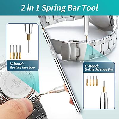 Watch Link Removal Tool Kit, Watch Band Tool Kit, Spring Bar Tool Set for  Watch Repair