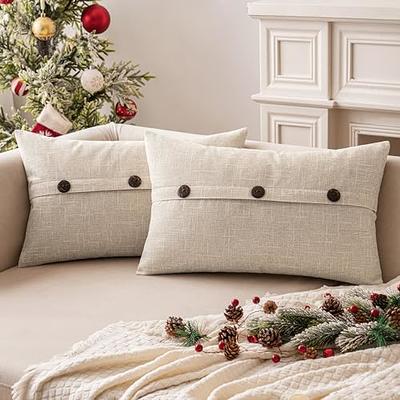 MIULEE 18x18 Pillow Inserts Throw Pillow Inserts Set of 2 18 x 18 Inches  Pillow Inserts Square White Decorative Throw Pillows for Couch Sofa Bed