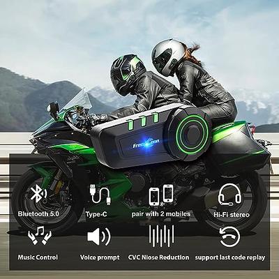 FreedConn KY-Pro Motocycle Helmet Waterproof and Wireless Bluetooth He