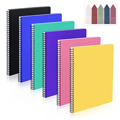 Jspupifip 6 Pack Graph Paper Spiral Notebook, 8.3 x 11.2 Inch Spiral Grid  Notebook with Sticky Note, 60 Sheets/120 Pages Large Bullet Grid Journal  Notebook for Office School Supplies (Grid) - Yahoo Shopping