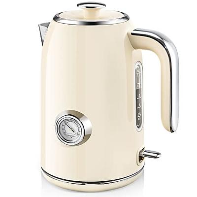 Aigostar Small Electric Kettle, 1L Portable Electric Tea Kettle 1100W with  Automatic Shut-Off and Boil Dry Protection, Travel Hot Water Boiler  Cordless for Making Coffee and Tea, BPA-Free, Grey - Yahoo Shopping