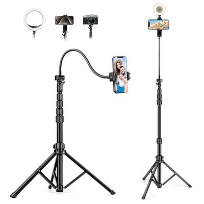 APEXEL 70 Cell Phone Tripod, Selfie Stick Tripod with Remote for iPhone,  360° Portable Camera Stand Fit for GoPro Pole/iPhone/Android/Camera/Ring  Light, Live Stream/Vlogging/Photography. Black - Yahoo Shopping