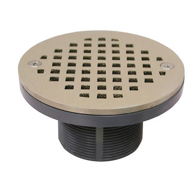 PlumBest Brushed Nickel Square Shower Drain Cover