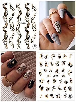 WHITE AND GOLD ACRYLIC NAILS DESIGN - YouTube