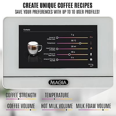 Zulay Magia Super Automatic Coffee Espresso Machine - Frother Handheld Foam  Maker for Lattes - Espresso Coffee Maker With Easy To Use 7” Touch Screen & 1  Gallon Cold Brew Coffee Maker - Yahoo Shopping