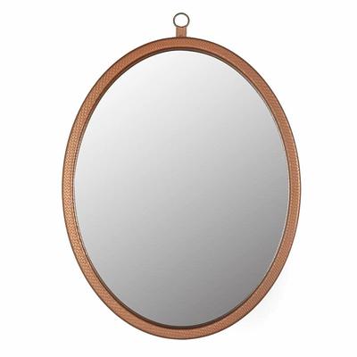 Gold Small Oval Mirror