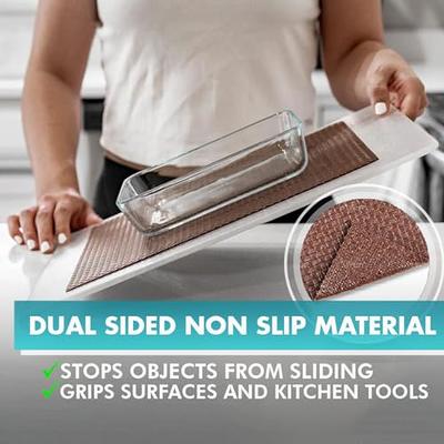 Shelf and Drawer Liner, Non-Adhesive Non Slip and Grip Durable Clean Pad  Full Size 17.7 Inches x 20 Feet for Drawers, Shelves, Cabinets, Storage