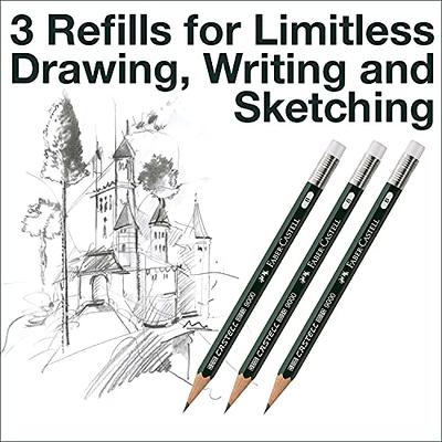  Faber-Castel Eraser Pencils, 2-Pack, 2 Count (Pack of
