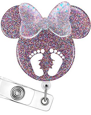 NICU Badge Reel Holder Retractable with ID Clip for Nurse Nursing Name Tag  Card Cute Cartoon Labor and Delivery Pediatric Nursing Student Teacher  Doctor RN Medical Assistant Alligator Clip(Glitter) - Yahoo Shopping