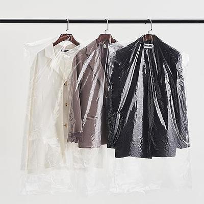 YYDSLEE Clear Garment Bags for Hanging Clothes Storage 4 Gusset