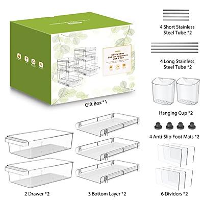 WAKISA Clear Bathroom Organizers & Refrigerator Organizer Bins - Yahoo  Shopping