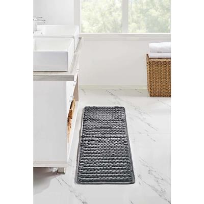 Better Trends Griffie Collection 100% Polyester Bath Rug, 20 x 32