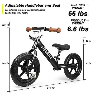 Liberry Toddler Balance Bike for 2 3 4 5 Years Old No Pedal Kids