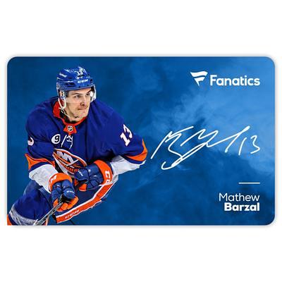 Mathew Barzal Signed Fanatics New York Islanders Hockey Jersey Fanatics