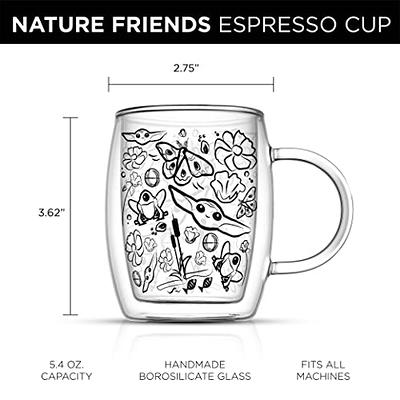 JoyJolt 'Nature Friends' Grogu Coffee Mug Set of 2 Double Wall Mug