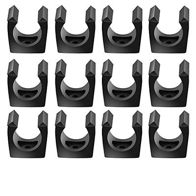 Teekerwan 12 Pieces Pool Cue Holder Clamps, Billiards Snooker Cue