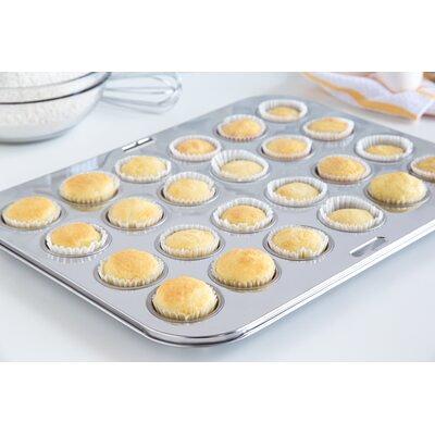 GoodCook Non Stick Steel Mini Muffin Pan, 24 Cup