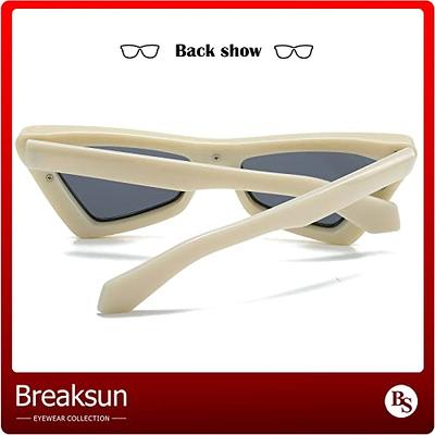 Sun Glasses Women Triangle, Cat Eye Triangle Sunglasses