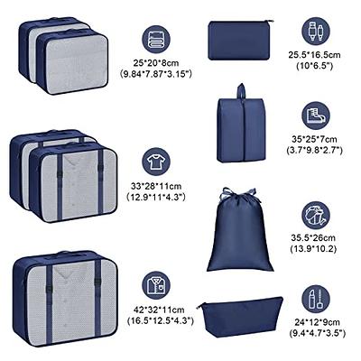 9 Set Packing Cubes for Suitcases Travel Luggage Packing