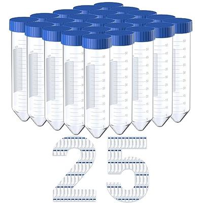 1.5ml Microcentrifuge Tubes with Snap Cap, Polypropylene Graduated, 500 Pcs  Sterilized Clear Plastic Small Vials with Caps for Sample Storage Without  Leakage - Yahoo Shopping