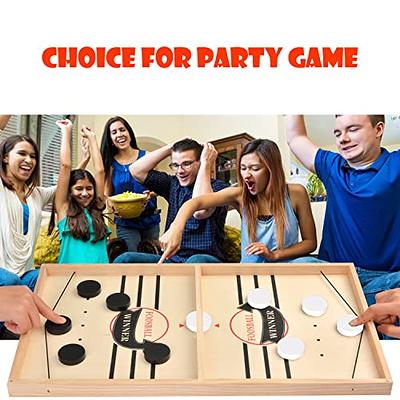  Fast Sling Puck Game,Sling Puck Game, Slingshot Games Toy,Paced  Winner Board Games Toys for Kids & Adults : Sports & Outdoors