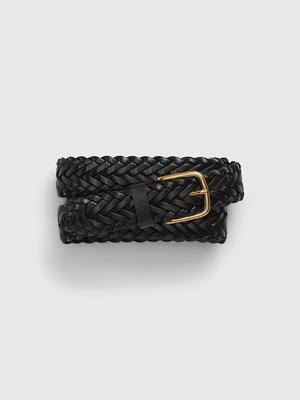 Braided Leather Belt - Yahoo Shopping