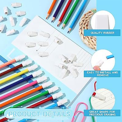 Pencil Erasers Rubber Pencil Top Erasers Funny Pencil Eraser Toppers Rock Paper Scissors Erasers Pencil Top Erasers Cap Studying Supplies for Kids