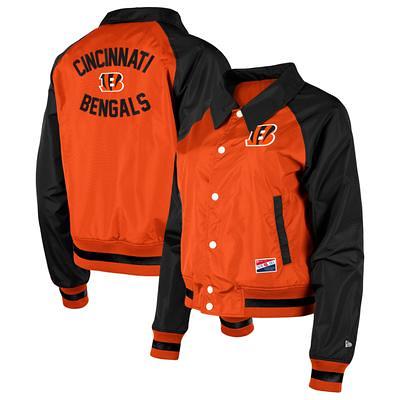 Cincinnati Bengals New Era Throwback Pullover Hoodie - Orange