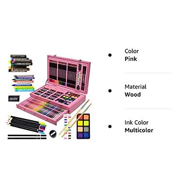 145 Piece Art Set, Deluxe Mega Aluminum Box & Drawing Kit With Colored  Pencils, Markers, Watercolor Paints, Crayons, Hb Pencils, Watercolor Cake,  Brus