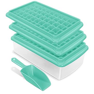 51-pcs Ice Tray - Ice Cube Trays for Freezer Set Of 3 Shapes with