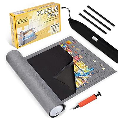 Roll Up Puzzle Mat Set - 1500pc Jigsaw Puzzle Rolling Mat and Tube