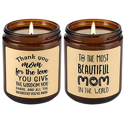 Best Mom Ever Candle | Birthday Gift for Mom | Mason Jar Soy Candle